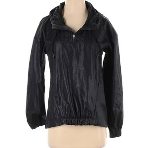 Fabletics black windbreaker with hood size medium.